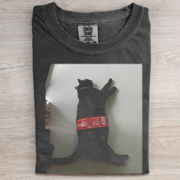 Funny Cat Cola T-shirt