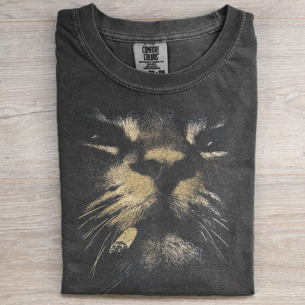 Smoking Cat T-shirt