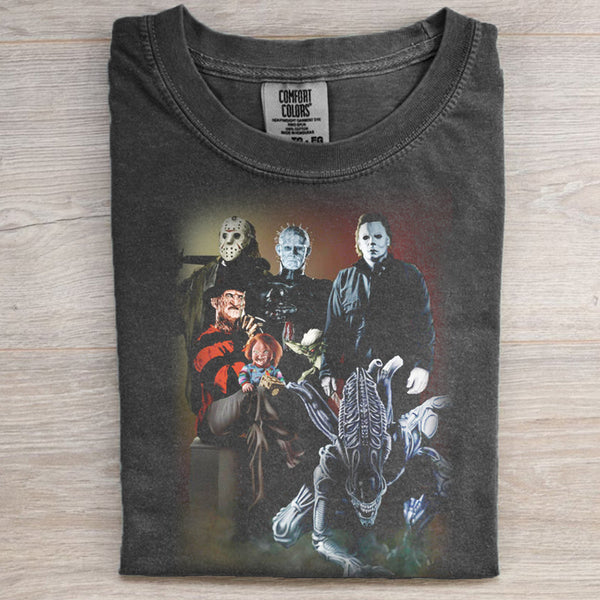 VIntage Style halloween Movies T-shirt