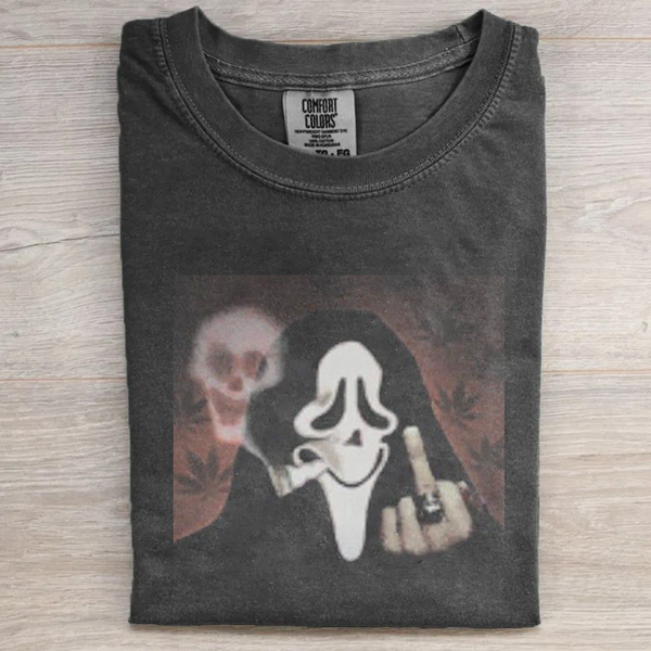 Vintage Horror Graphic T-shirt
