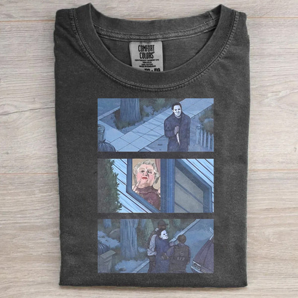 Vintage Horror Graphic T-shirt