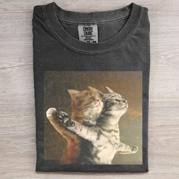 Funny Cat Meme Graphic T-Shirt