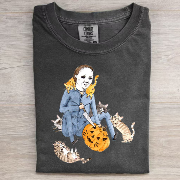 Vintage Horror Graphic T-shirt