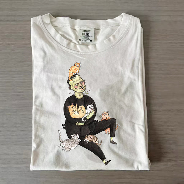 Horror Icons As Cat Lovers Shirt