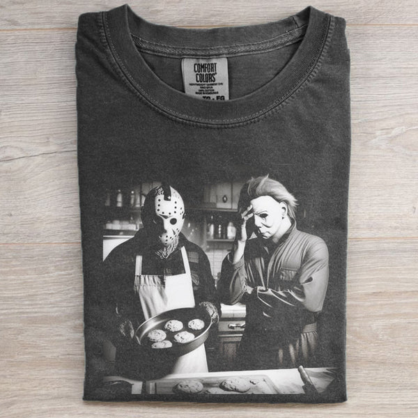 Vintage Horror Graphic T-shirt