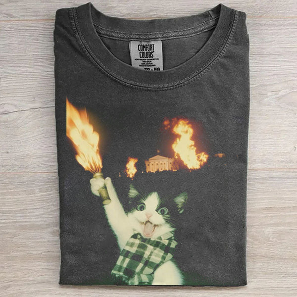 Rebellious cat Tee